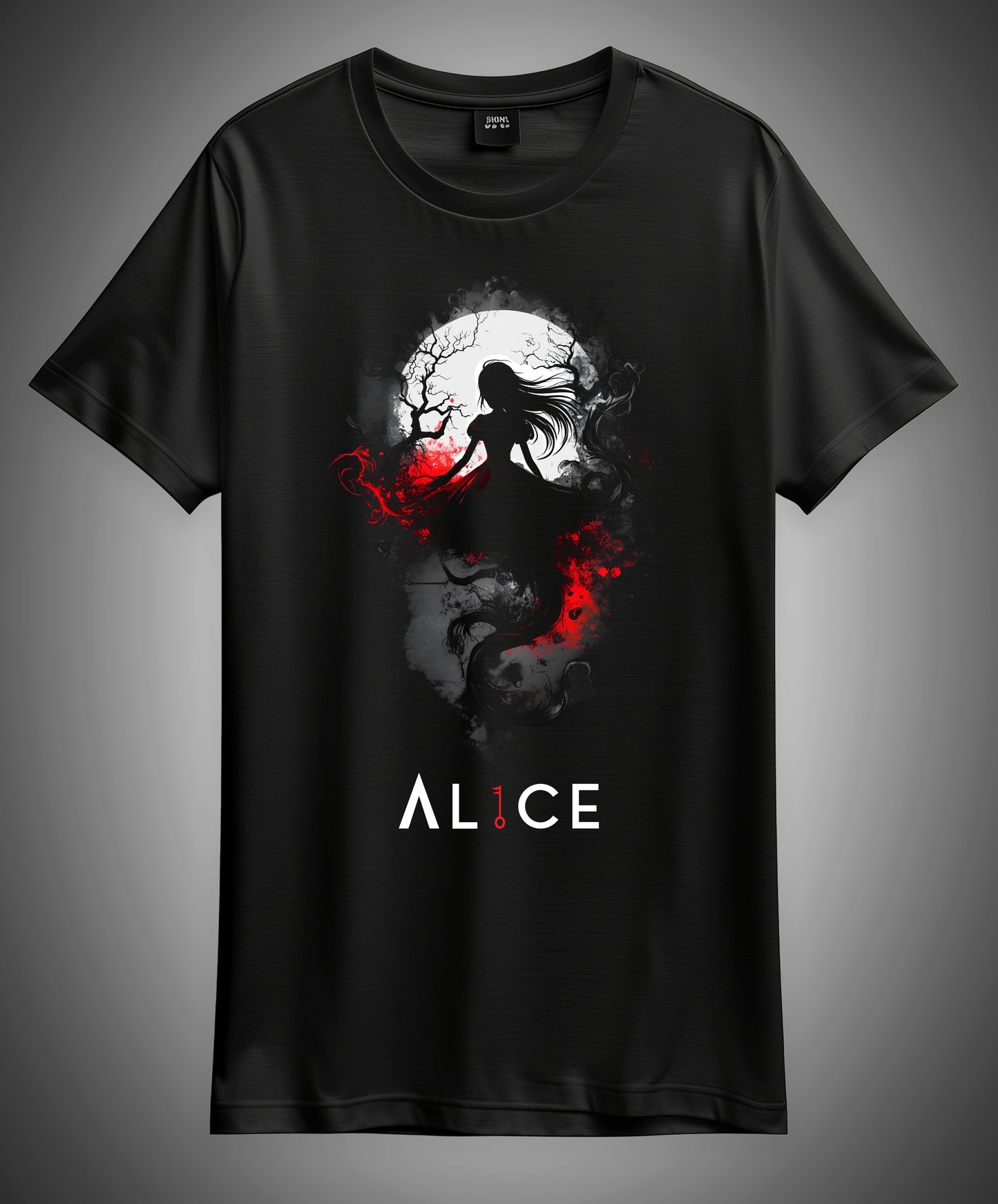 AL1CE Black Friday Limited Edition T-Shirt | Alice In Wonderland | Dark
