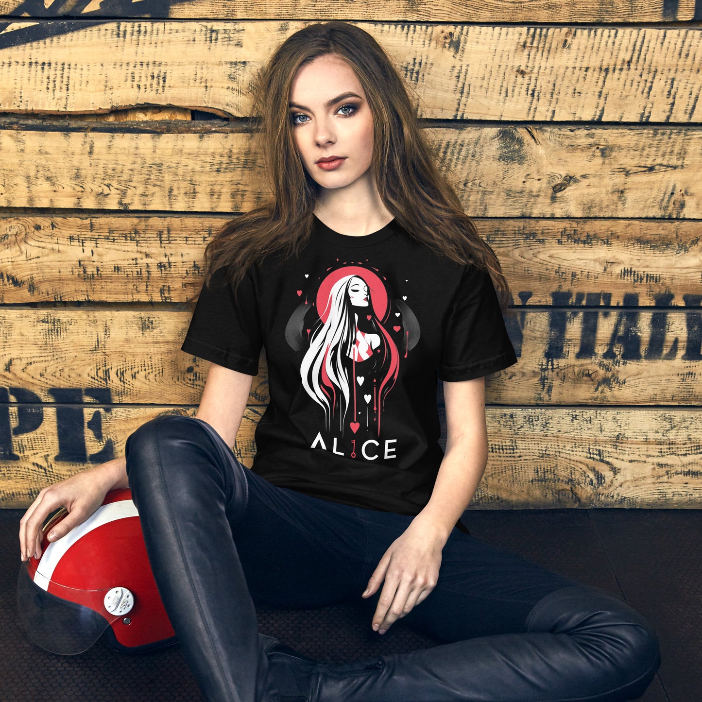 AL1CE Queen of Hearts Unisex t-shirt