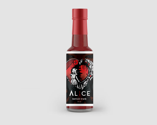 "Bottled Truth" AL1CE hot sauce