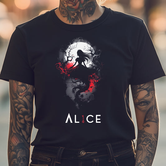 AL1CE Black Friday Limited Edition T-Shirt | Alice In Wonderland | Dark