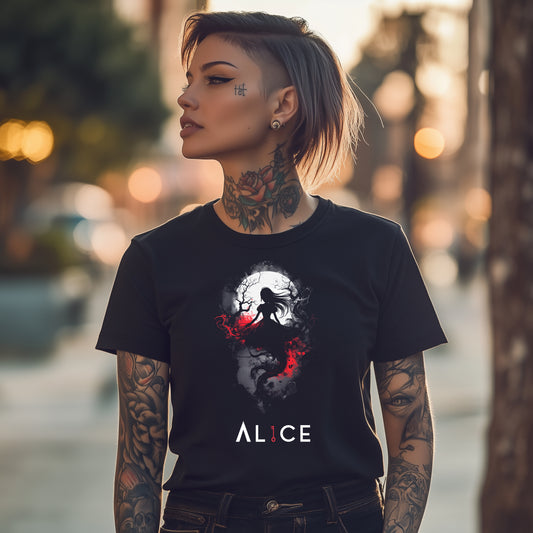 AL1CE Black Friday Limited Edition T-Shirt | Alice In Wonderland | Dark