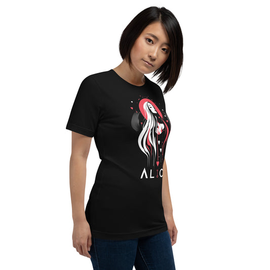 AL1CE Queen of Hearts Unisex t-shirt