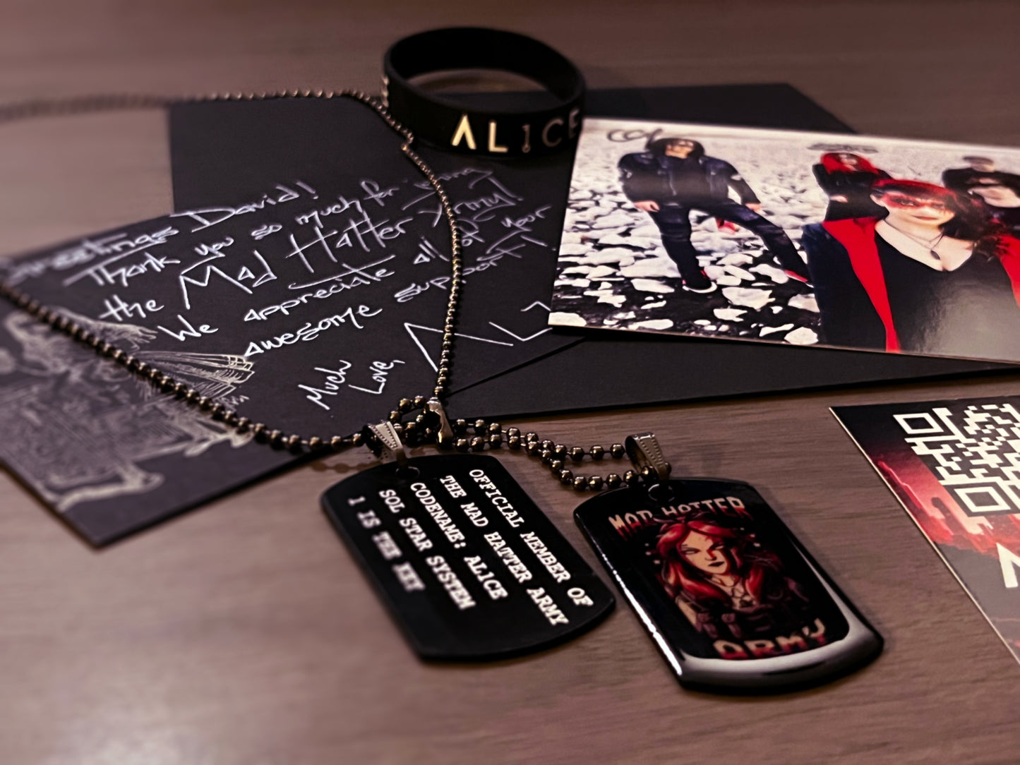 AL1CE / Mad Hatter Army Dog Tags