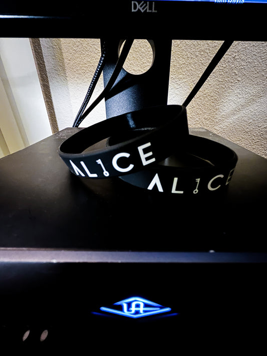 Rubber AL1CE Wristband