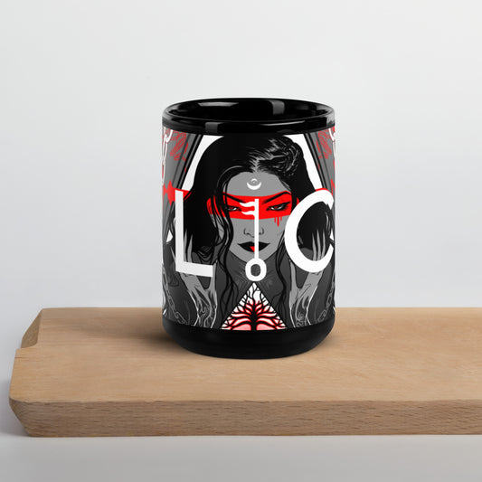 AL1CE "As Above" Black Glossy Mug